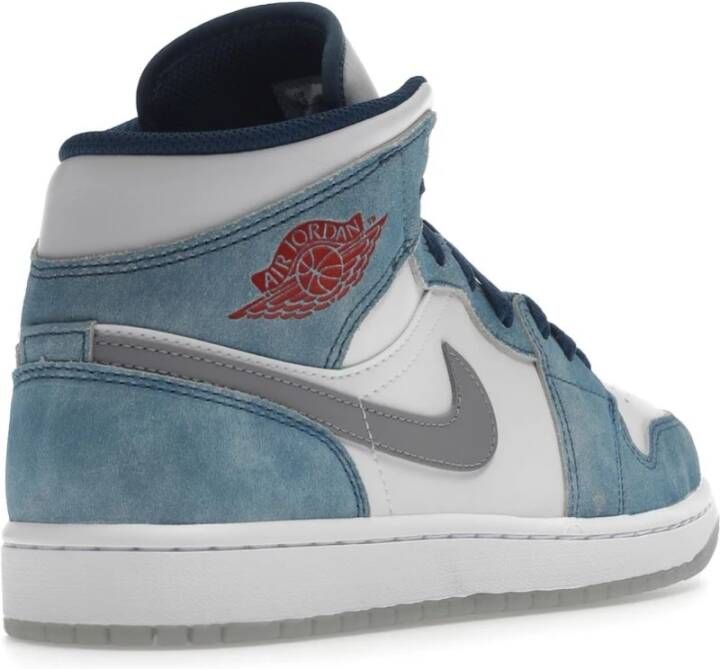 Jordan Mid Sneakers in Blauw Heren