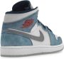 Jordan Air 1 Mid SE Franse Sneakers Blauw Dames - Thumbnail 37