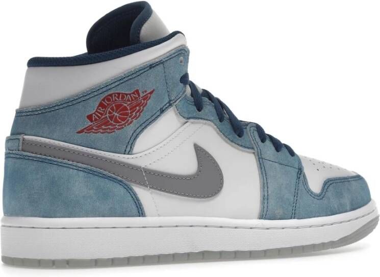 Jordan Mid Sneakers in Blauw Heren