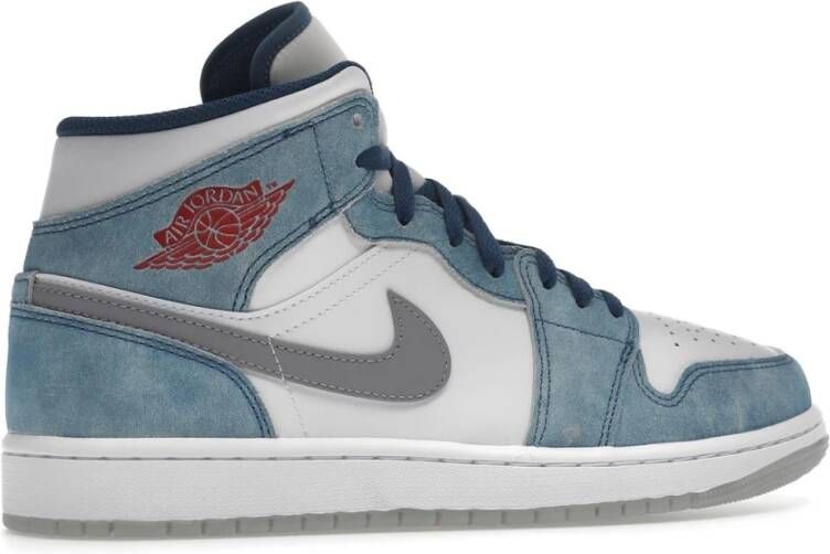 Jordan Mid Sneakers in Blauw Heren