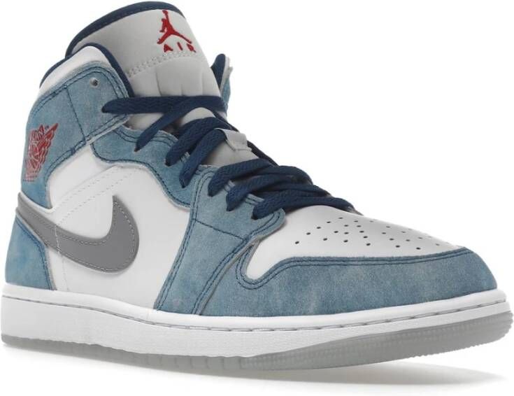 Jordan Mid Sneakers in Blauw Heren