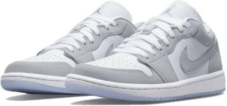 Jordan 1 Low Dames Schoenen White Leer Foot Locker - Foto 3