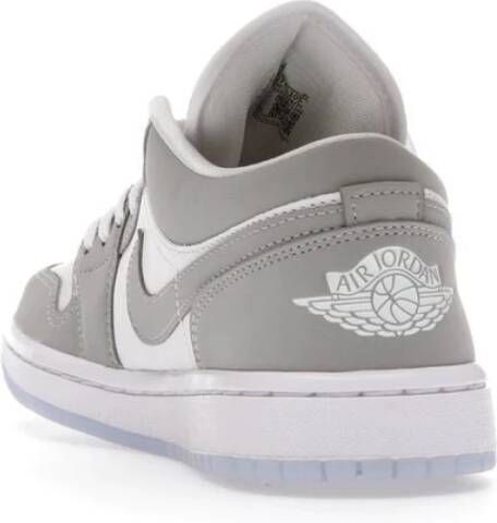 Jordan 1 Low Dames Schoenen White Leer Foot Locker - Foto 7