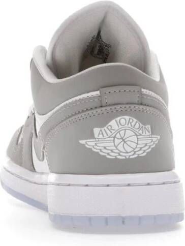 Jordan 1 Low Dames Schoenen White Leer Foot Locker - Foto 8