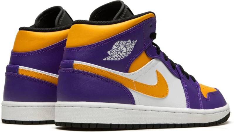 Jordan Lakers Tribute Air 1 Mid (2022) Paars Heren