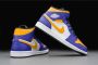 Jordan Air 1 Mid(Gs ) Dark Concord Taxi White Black Schoenmaat 36+ Shoes grade school DQ8423 517 - Thumbnail 7