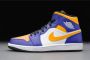 Jordan Air 1 Mid(Gs ) Dark Concord Taxi White Black Schoenmaat 36+ Shoes grade school DQ8423 517 - Thumbnail 8