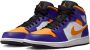 Jordan Air 1 Mid(Gs ) Dark Concord Taxi White Black Schoenmaat 36+ Shoes grade school DQ8423 517 - Thumbnail 3