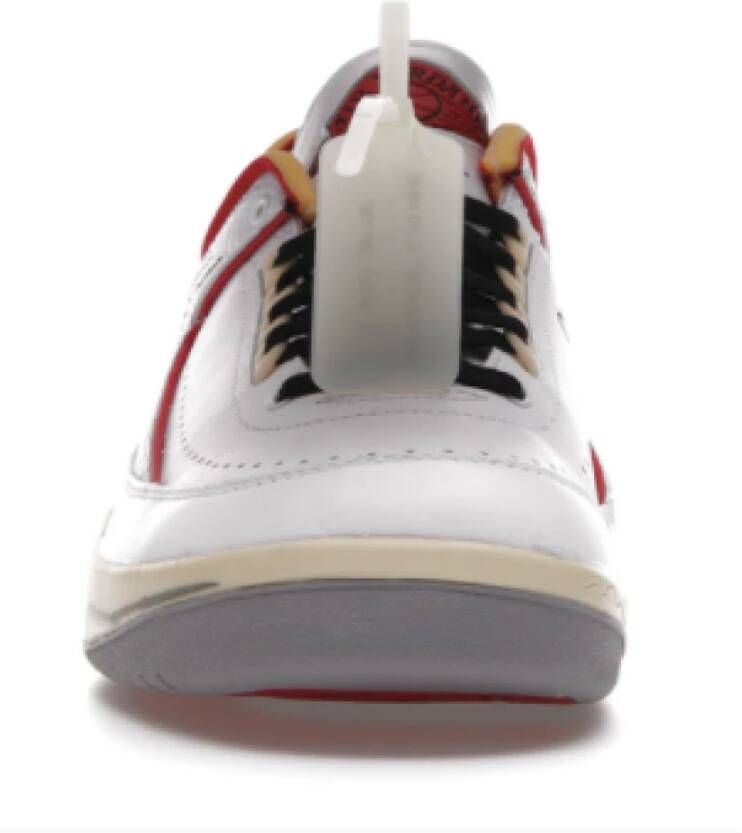 Jordan Retro Low Off-White Red Sneakers Rood Heren