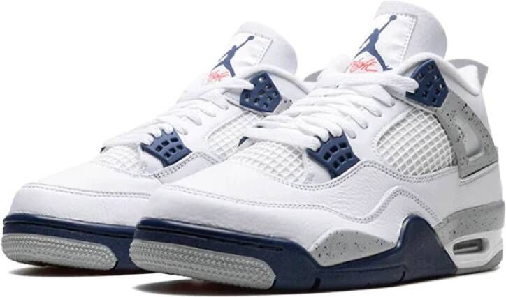 Jordan Retro Midnight Navy Sneakers White Heren