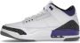 Jordan Donkere Iris Retro Sneakers voor Heren White Heren - Thumbnail 3