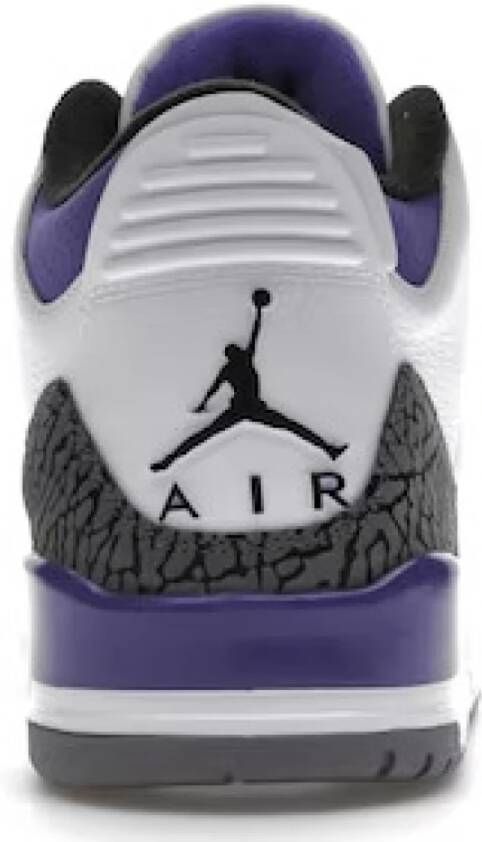 Jordan Donkere Iris Retro Sneakers voor Heren Wit Heren