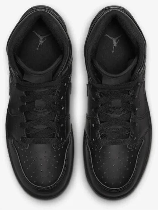 Jordan Triple Black Mid Top Sneakers Black Heren