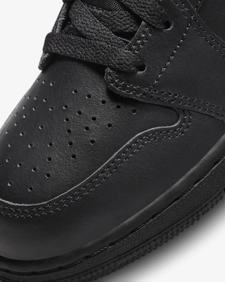 Jordan Triple Black Mid Top Sneakers Black Heren