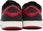 Jordan Zwarte Low QS 'Bred' Sneakers Black Heren - Thumbnail 3