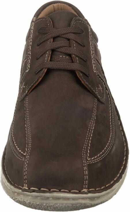 Josef Seibel Anthrazit Veterschoenen Brown Heren