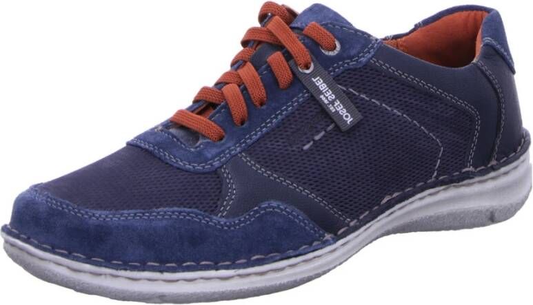 Josef Seibel Anvers 97 Blauwe Casual Schoenen Blue Heren