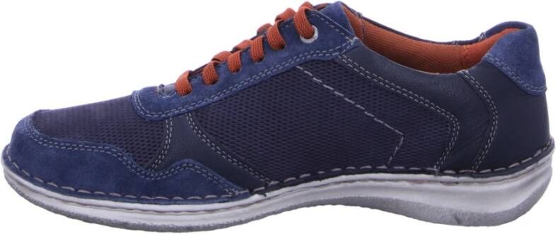 Josef Seibel Anvers 97 Blauwe Casual Schoenen Blue Heren