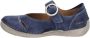 Josef Seibel Blauwe Casual Schoenen Blue Dames - Thumbnail 3