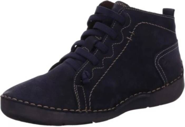 Josef Seibel Blauwe Enkellaars Fergey 86 Blue Dames