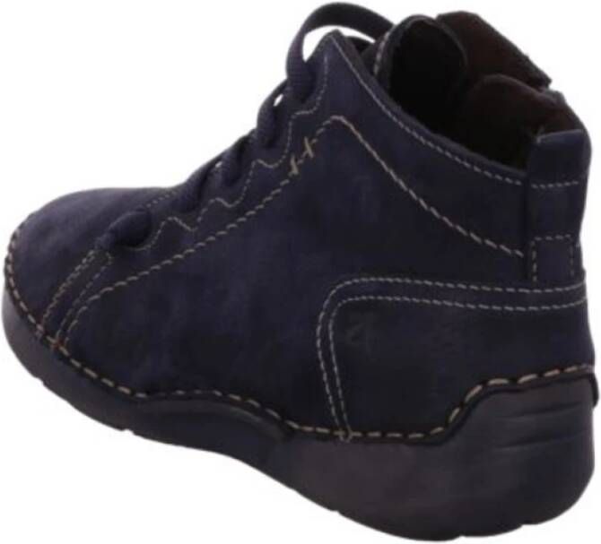 Josef Seibel Blauwe Enkellaars Fergey 86 Blue Dames