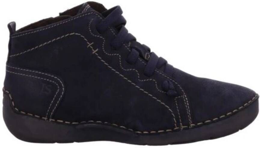 Josef Seibel Blauwe Enkellaars Fergey 86 Blue Dames