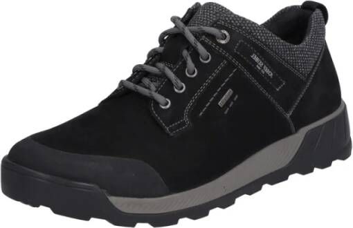 Josef Seibel Casual Veterschoenen Zwart Black Heren