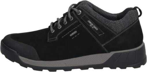 Josef Seibel Casual Veterschoenen Zwart Black Heren