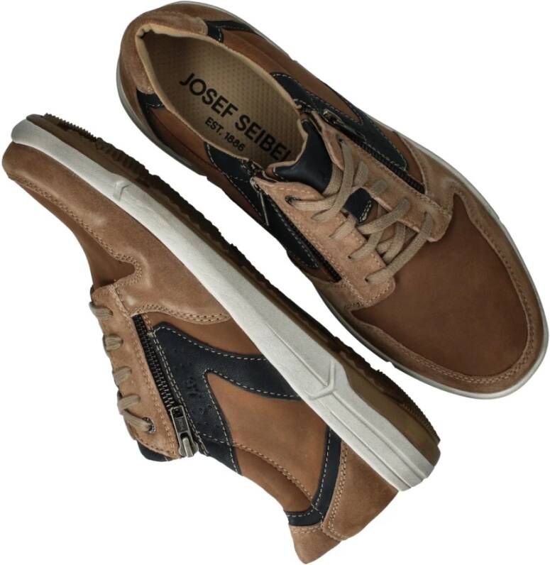 Josef Seibel Comfortabele Enrico 20 Sneaker Brown Heren