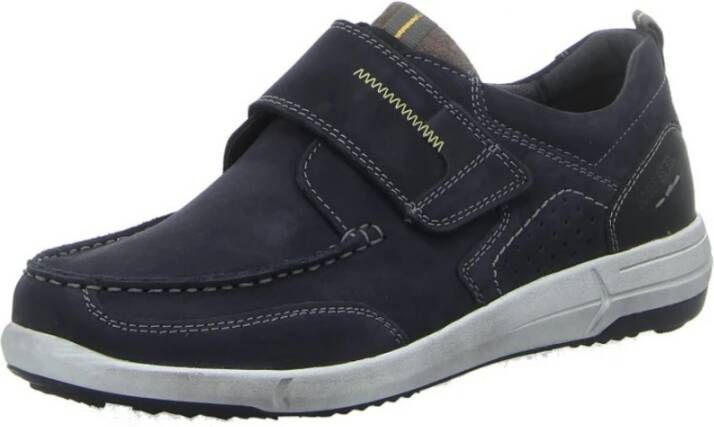 Josef Seibel Heren Casual Klittenbandschoenen Enrico Blue Heren