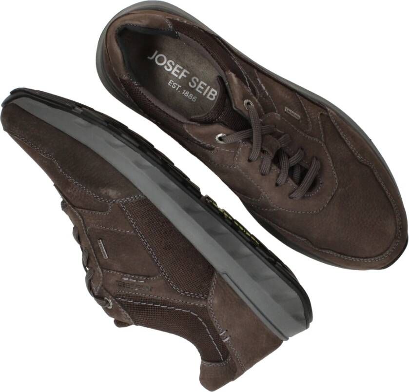 Josef Seibel Sportieve Cameron Sneaker TopdryTex Bruin Grijs Brown Heren