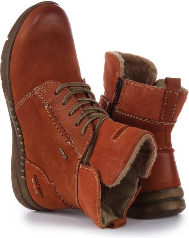 Josef Seibel Winter Veterschoenen voor Vrouwen Brown Dames