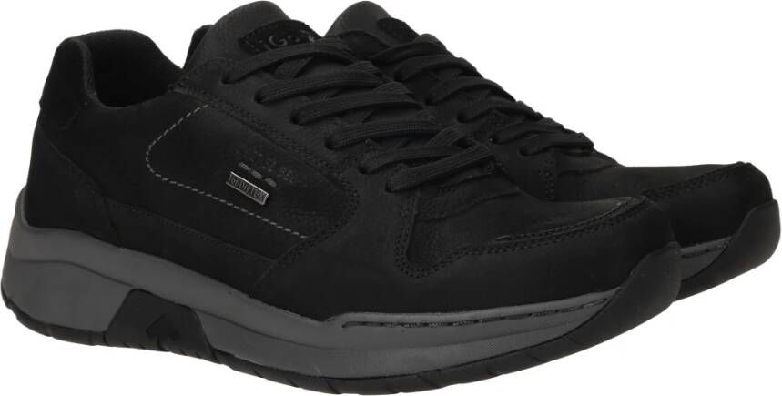 Josef Seibel Zwarte Leren Sneaker TopdryTex Black Heren