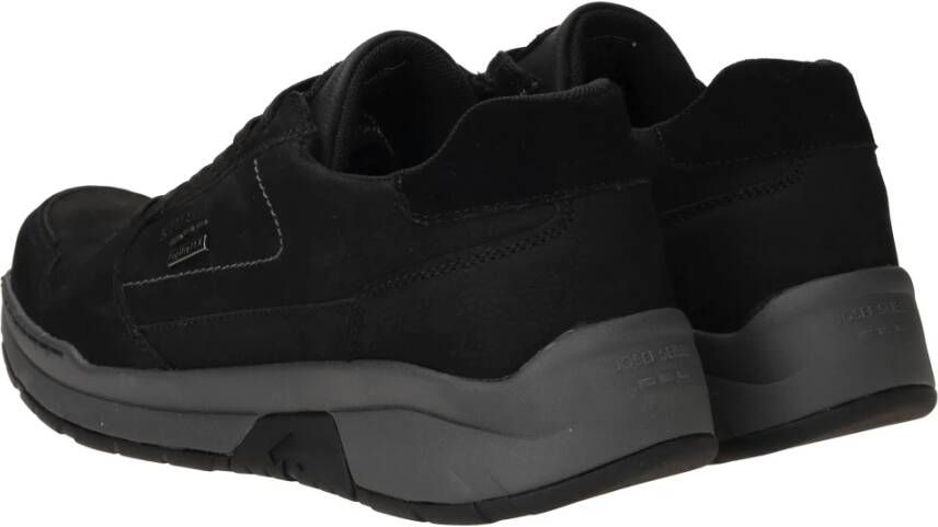 Josef Seibel Zwarte Leren Sneaker TopdryTex Black Heren