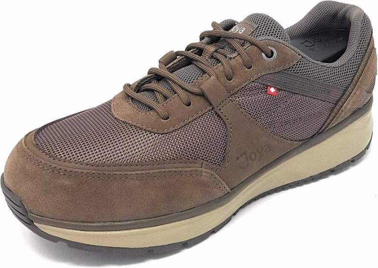 Joya Bruine Sneakers voor Comfort en Stijl Brown Heren