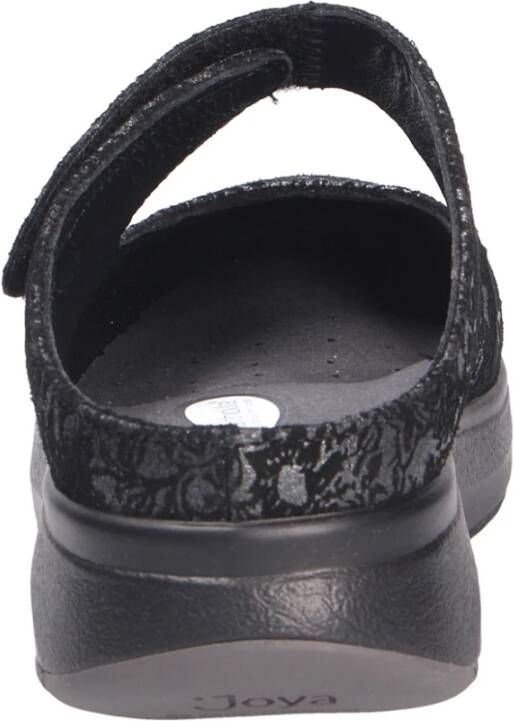 Joya Dames Leren Slippers Gray Dames