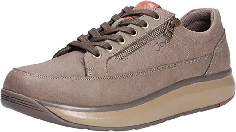 Joya Heren Casual Rits Schoenen Brown Heren