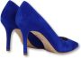 Julie Dee Blauwe Suède Klassieke Pump Blue Dames - Thumbnail 3