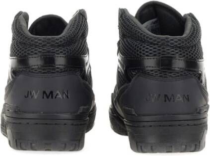 Junya Watanabe Leren Sneakers Gemaakt in China Black Heren