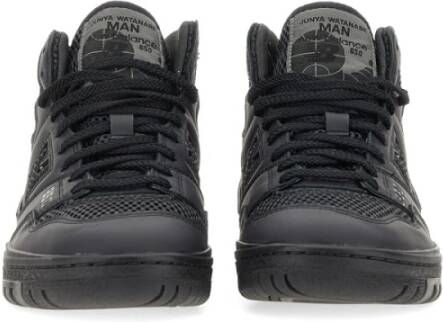 Junya Watanabe Leren Sneakers Gemaakt in China Black Heren