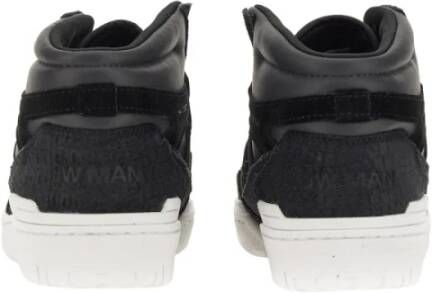 Junya Watanabe Leren sneakers voor verhoogde stijl Black Heren