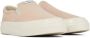 Junya Watanabe Witte Slip-On Sneakers Logo Rubber Beige Heren - Thumbnail 2