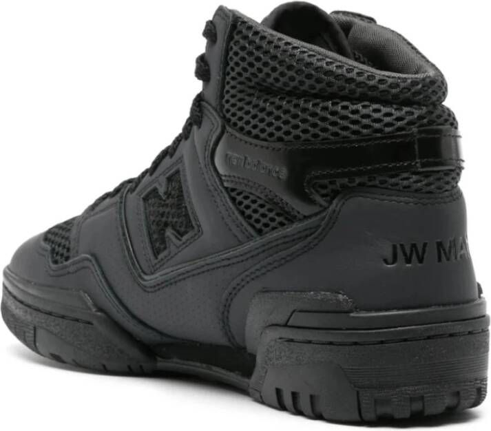 Junya Watanabe Zwarte High-Top Sneakers met Mesh Details Black Heren