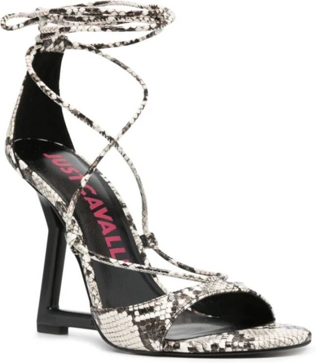 Just Cavalli Bruine Sandalen Scarpa Stijl Multicolor Dames