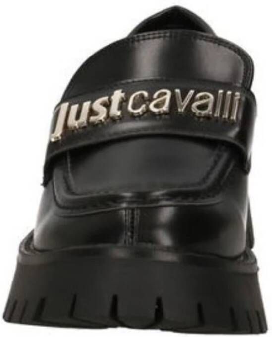 Just Cavalli Damesmode Schoenen met Nibel Zool Black Dames