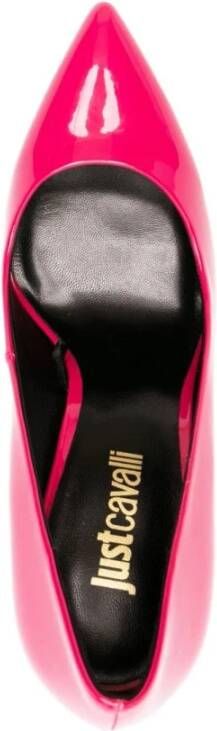 Just Cavalli Fuchsia Hakken Sandalen Roze Dames