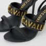 Just Cavalli Gouden logoslipper Black Dames - Thumbnail 4