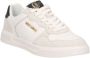 Just Cavalli Grainy Leather Heren Sneakers White Heren - Thumbnail 3