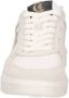 Just Cavalli Grainy Leather Heren Sneakers White Heren - Thumbnail 4