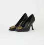 Just Cavalli Leren pumps met slangenlogo Black Dames - Thumbnail 2